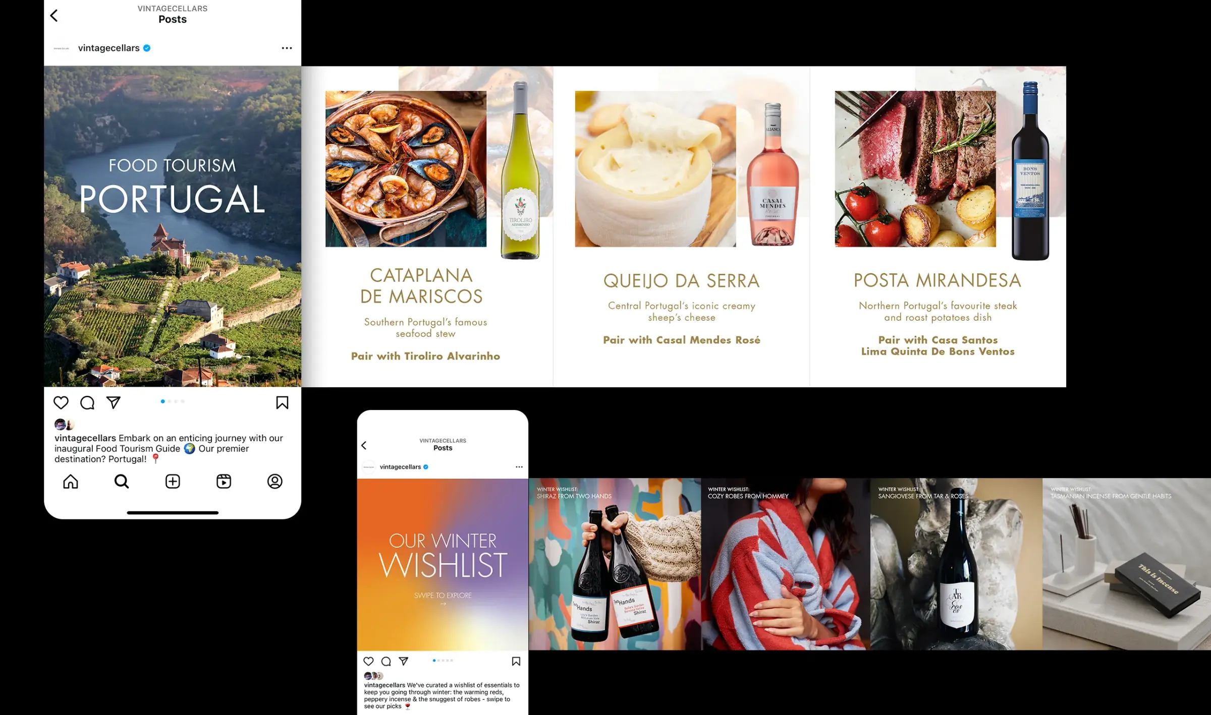 Social media campaign for Vintage Cellars